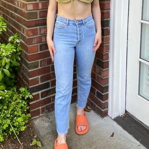 BDG high rise slim straight denim 25W